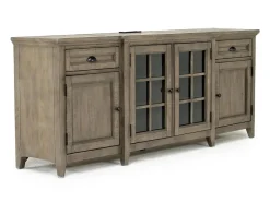 Bay Creek Media Console In Nutmeg W/ Usb Charger, 70 Inch