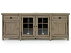 Bay Creek Media Console In Nutmeg W/ Usb Charger, 70 Inch
