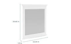 Bay Creek Mirror In Light Gray