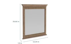 Bay Creek Mirror In Light Gray