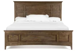 Bay Creek Panel Bed In Light Gray, Queen