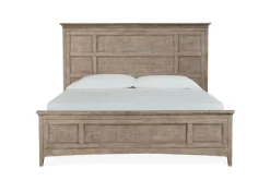 Bay Creek Panel Bed In Light Gray, Queen