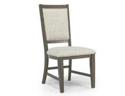 Bay Creek Side Chair In Light Gray, V-Back