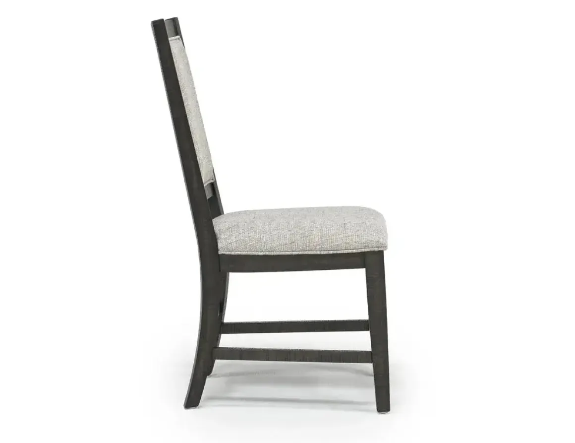 Bay Creek Side Chair In Light Gray, V-Back
