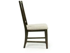 Bay Creek Side Chair In Light Gray, V-Back