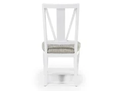 Bay Creek Side Chair In Light Gray, V-Back