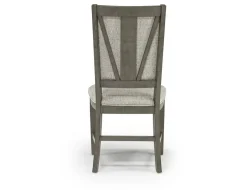 Bay Creek Side Chair In Light Gray, V-Back