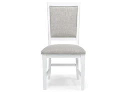 Bay Creek Side Chair In Light Gray, V-Back
