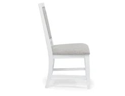 Bay Creek Side Chair In Light Gray, V-Back