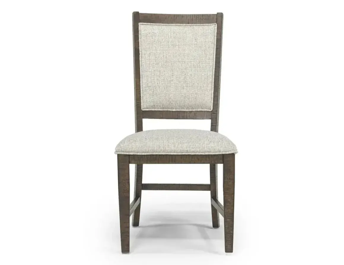 Bay Creek Side Chair In Light Gray, V-Back