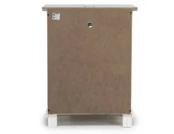 Bella Bookshelf Nightstand In White