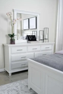 Bella Mirror In White