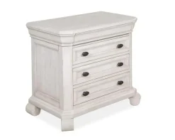 Bellamy 4 Drawer Nightstand In Charcoal