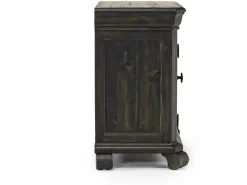 Bellamy 4 Drawer Nightstand In Charcoal