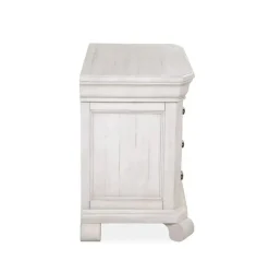 Bellamy 4 Drawer Nightstand In Charcoal