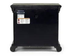 Bellamy 4 Drawer Nightstand In Charcoal