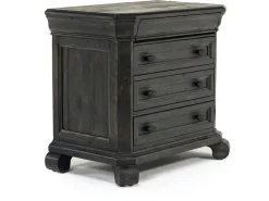 Bellamy 4 Drawer Nightstand In Charcoal