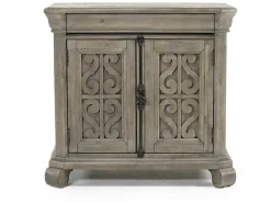 Bellamy 4 Drawer Nightstand In Charcoal