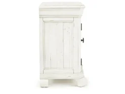 Bellamy 4 Drawer Nightstand In Charcoal