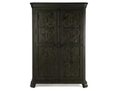 Bellamy Armoire In Charcoal