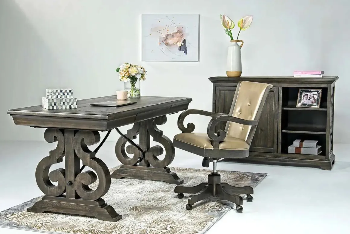 Bellamy Desk Chair In White