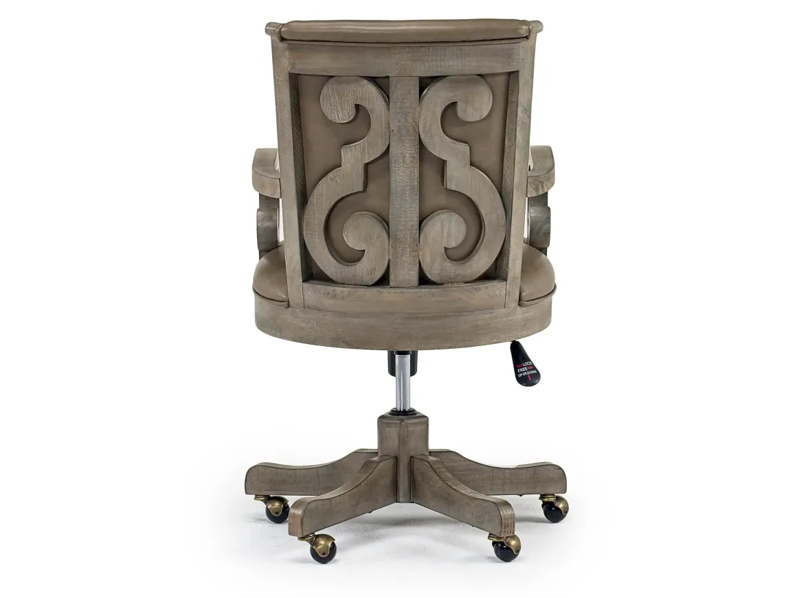 Bellamy Desk Chair In White