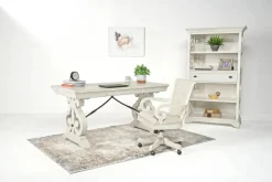 Bellamy Office Bookcase In White