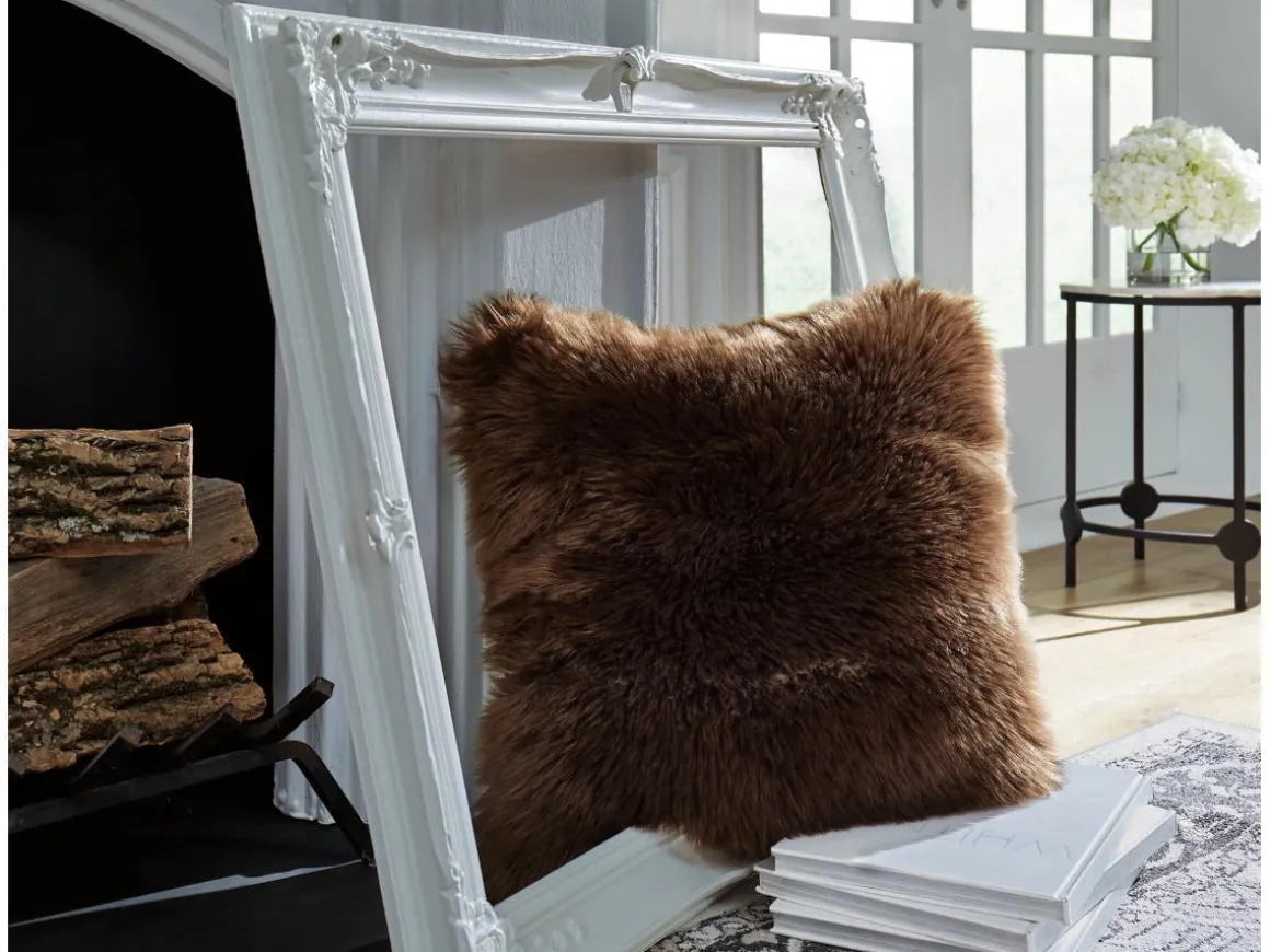 Bellethrone Accent Pillow In Brown