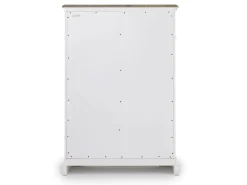 Bellevue Chest In Antique White & Walnut