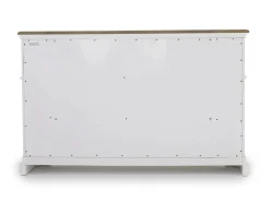 Bellevue Dresser In Antique White & Walnut