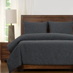 Belmont Pillowcases In Blue, Set Of 2, Queen