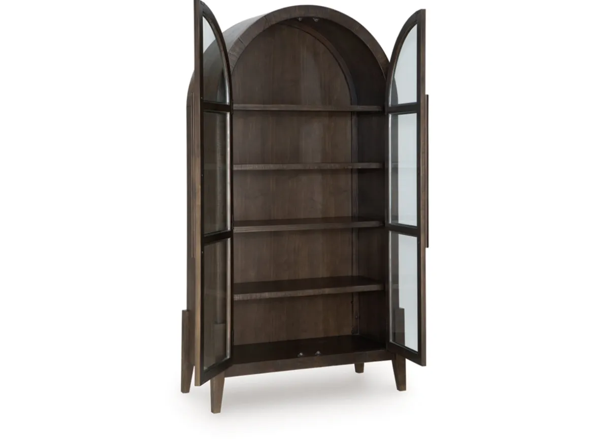 Benhall Accent Cabinet In Dark Brown