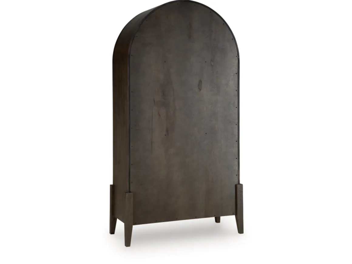 Benhall Accent Cabinet In Dark Brown