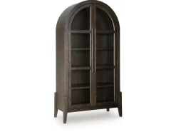 Benhall Accent Cabinet In Dark Brown