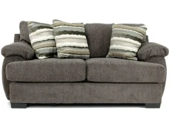 Bermuda Large Sofa & Loveseat In Victory Sterling, Down