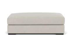 Bermuda Ottoman In Victory Sterling