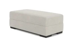 Bermuda Storage Ottoman In Victory Sterling