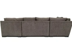 Bermuda Tux Loveseat Chaise Sectional Ii In Victory Sterling, Left Facing