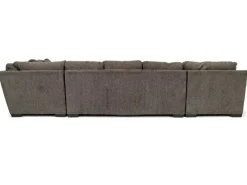 Bermuda Tux Sofa Chaise Sectional In Victory Sterling, Left Facing