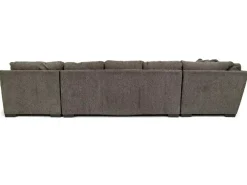 Bermuda Tux Sofa Chaise Sectional In Victory Sterling, Left Facing