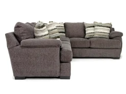 Bermuda Tux Sofa Sectional In Victory Sterling, Left Facing