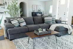 Bermuda Xl Sofa Chaise In Victory Sterling, Left Facing, Down