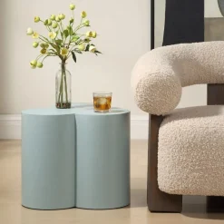 Beven Outdoor Accent Table In Green