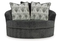 Biddeford Swivel Chair In Shadow