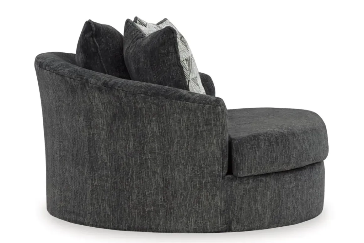 Biddeford Swivel Chair In Shadow