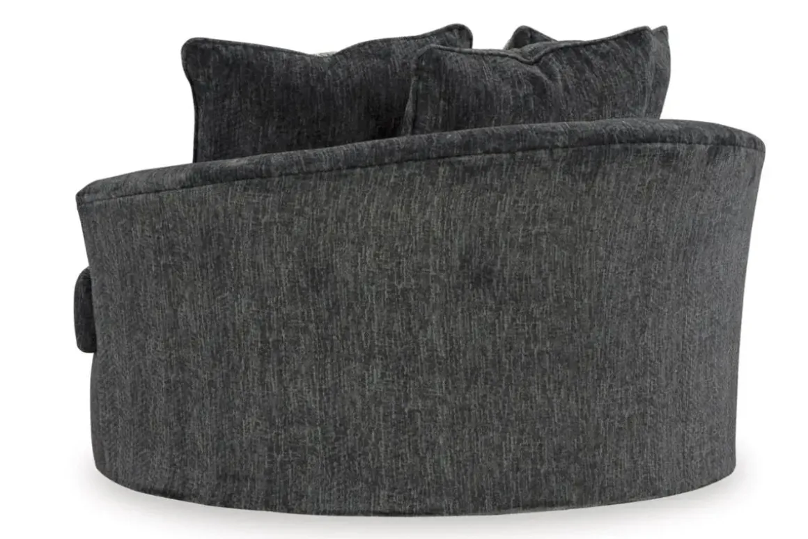 Biddeford Swivel Chair In Shadow