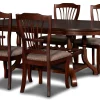 Bixby Oval Dining Table & 4 Chairs In Espresso