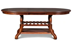 Bixby Oval Dining Table & 6 Chairs In Espresso