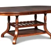 Bixby Oval Extendable Dining Table In Espresso
