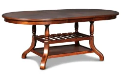 Bixby Oval Extendable Dining Table In Espresso